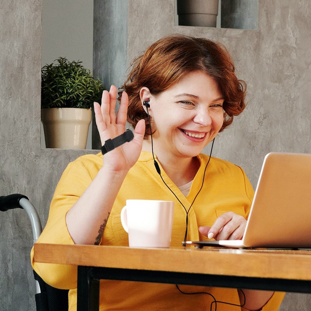 2 Count Adaptive Eating Utensils Strap Universal for