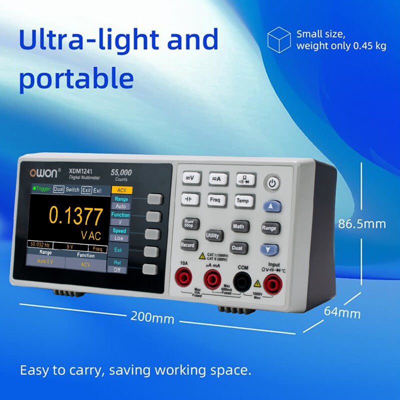 4 1/2 Digits XDM1241 Bench-type Desktop Digital Multimeter 55000 Counts True RMS
