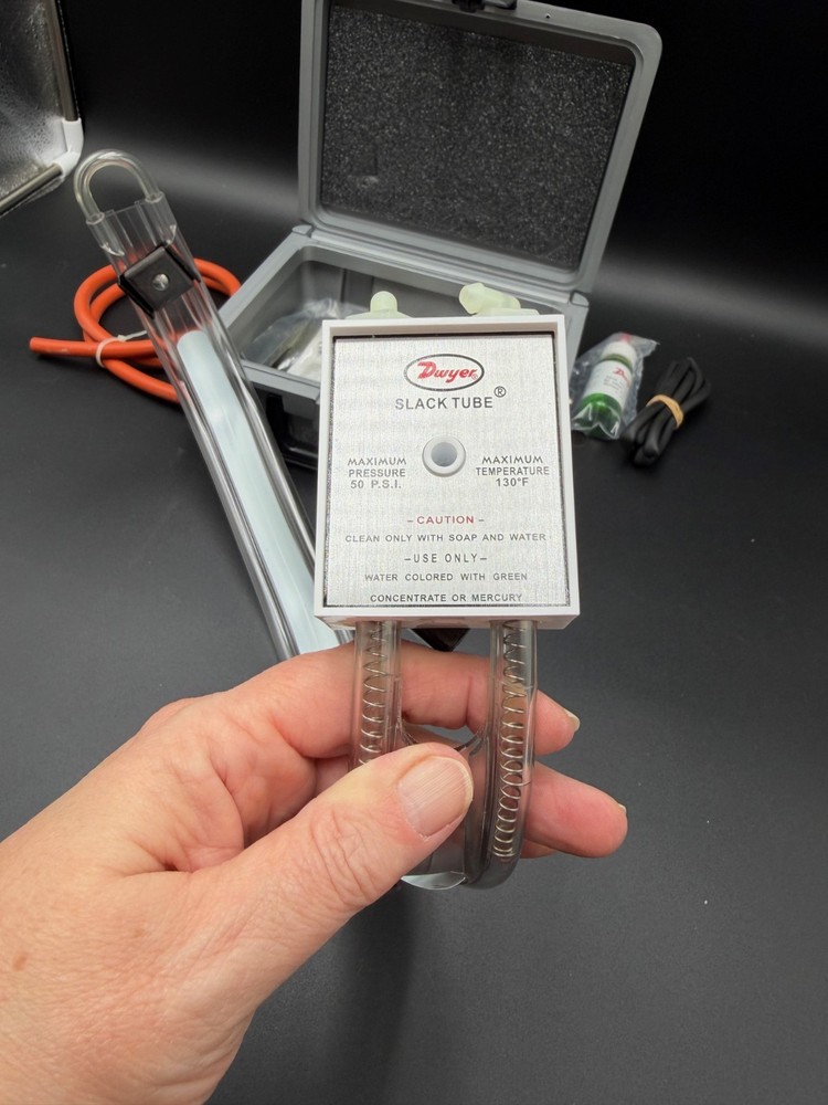 Dwyer Instruments Manometer, Model 1212 W/Hard Case, New In Box