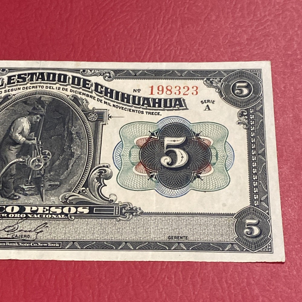 Mexico - 5 Pesos - 1913