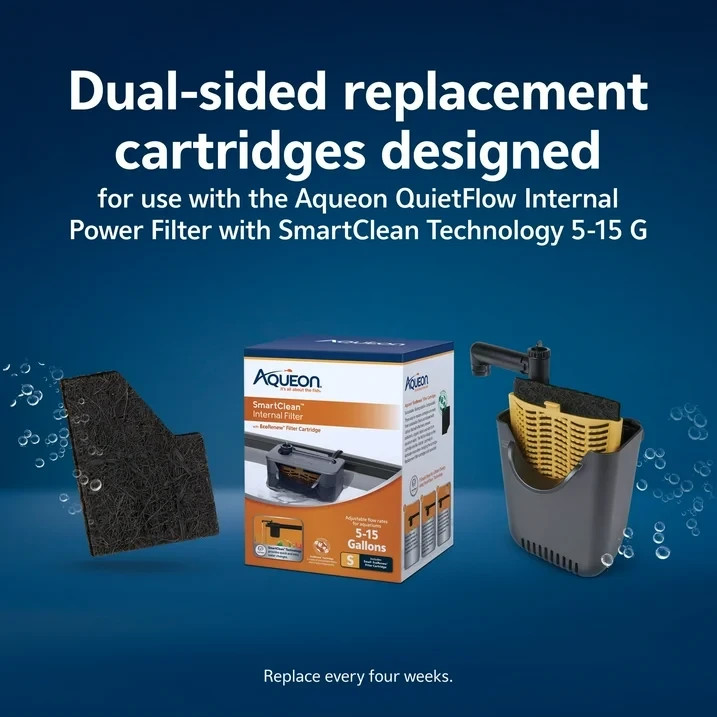 Aqueon EcoRenew Replacement Filter Cartridges ~ Small, 3-Pack