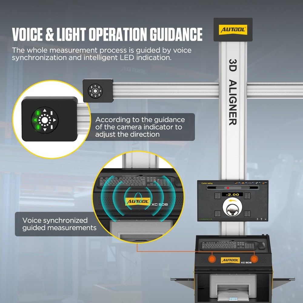3D Wheel Alignment Machine Fully Automatic 4 Wheel Alignment Tool Professional