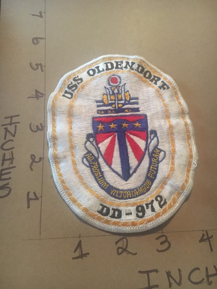 US NAVY USS Oldendorf DD-972 Patch 5/12/25