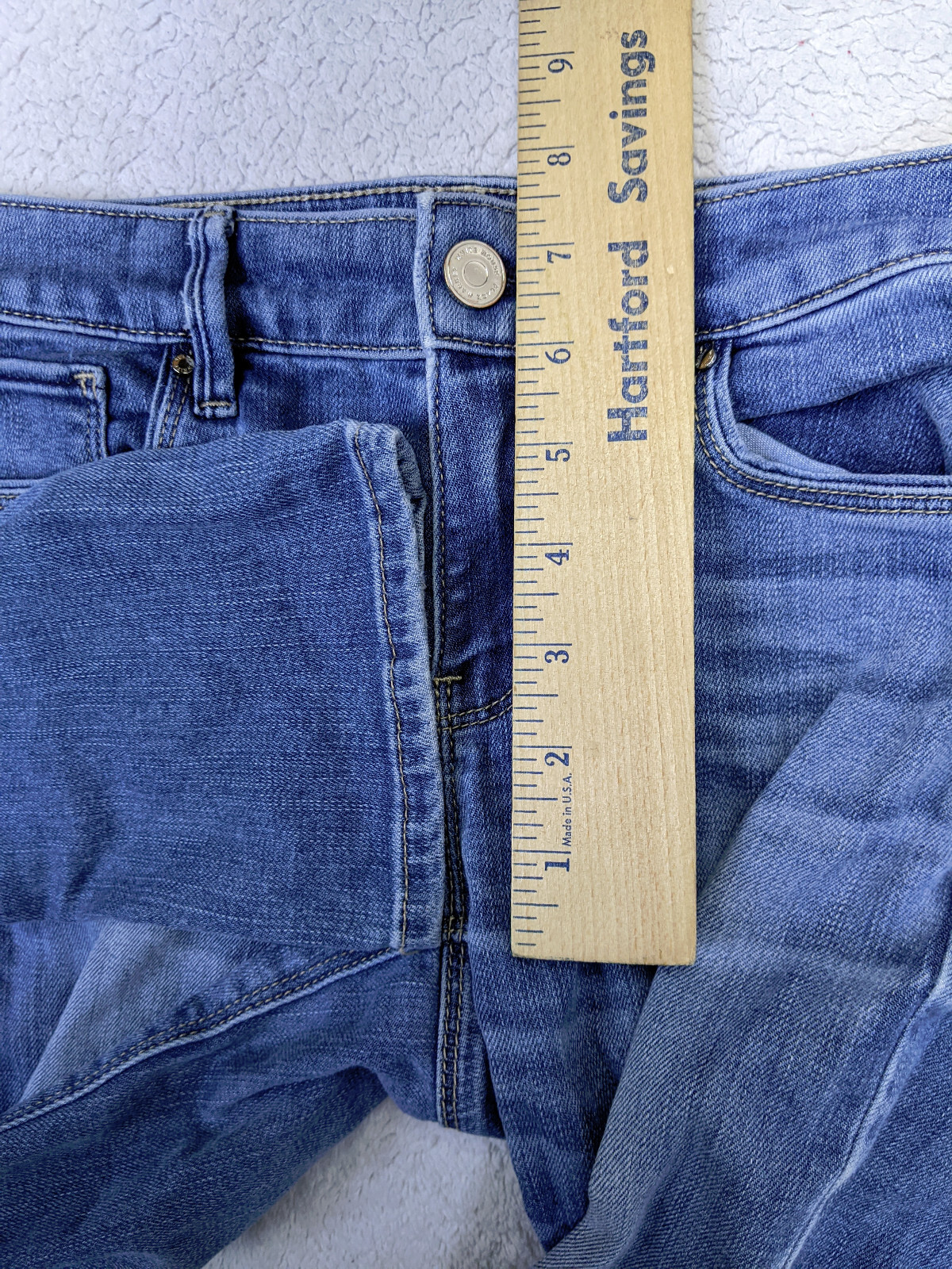 White House Black Market 'The Slim' Womens Petite 0P Blue Jeans Stretch Med Wash