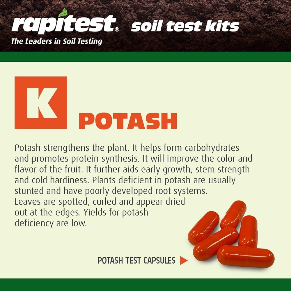Complete Soil Testing Kit for pH and Nutrients, Great for Beginners and Experts