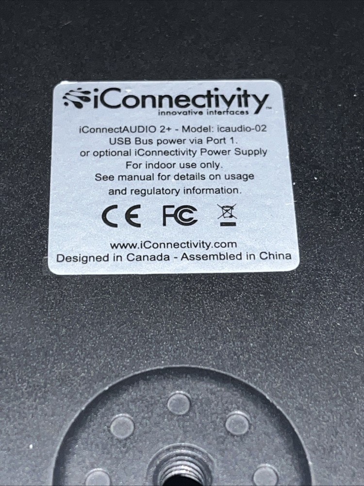 iConnectivity iConnectAUDIO2+ USB Interface TESTED icaudio-02