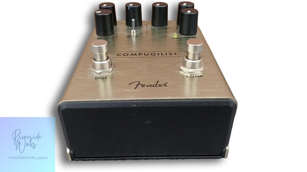 Fender Compugilist Compressor Effects Pedal for Guitar