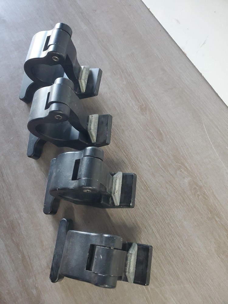 4 PACK - Light Source Mega-Claw Clamp Silver 500KG / 1100 LBS