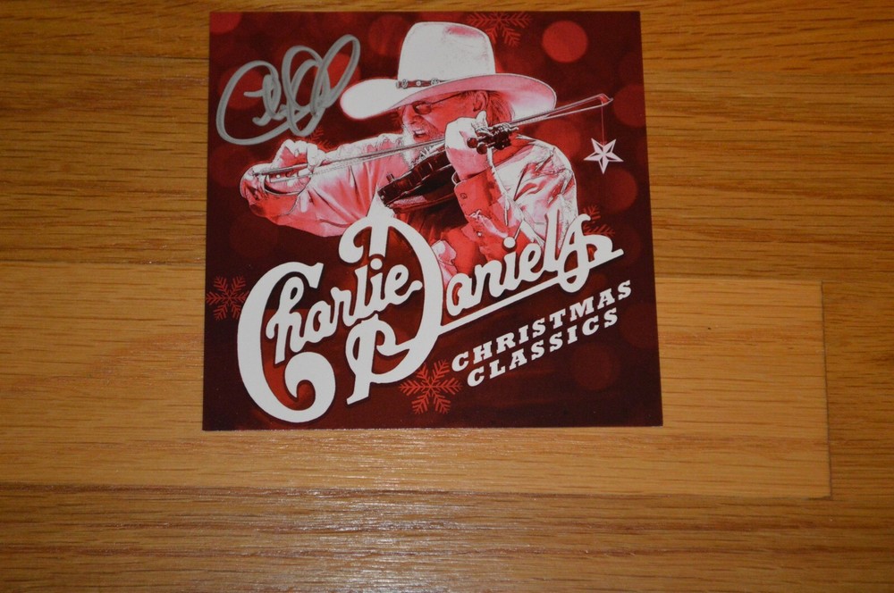 Charlie Daniels " Christmas Classics " Autographed CD with COA ~ 2019