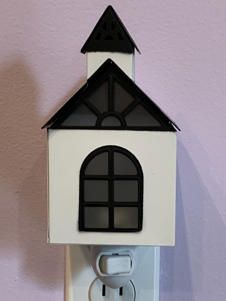 Night Light Church Plugs Into The Wall On Off Switch
