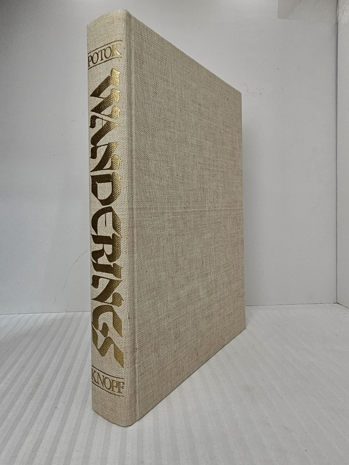 Wanderings Chaim Potok's History of the Jews 1978 Alfred Knopf First Edition HBD