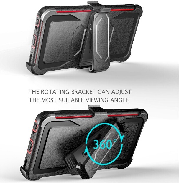 RUGGED FULL BODY SHOCKPROOF ARMOR Clip Holster Stand Case Cover SCREEN PROTECTOR