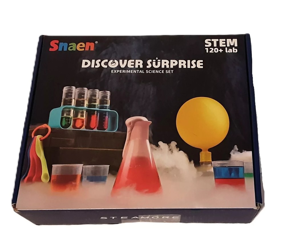 120+ Lab Experiments Science Kit Kids Educational Learning Scientific STEM -1B