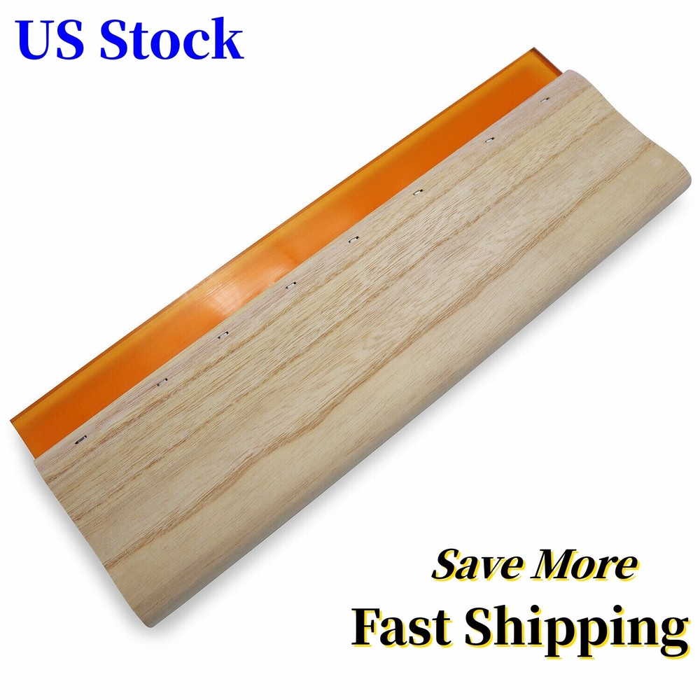 1pc 13" Screen Printing Squeegee Ink Scraper Silk Stencil Printing DIY