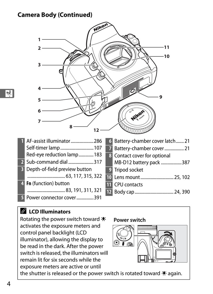 Nikon D800 — User Manual Owners Guide Reference — 471 Pages — USA Made