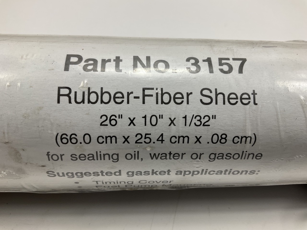 Fel-pro 3157 Rubber-Fiber Gasket Material Sheet 10"x26"x1/32"