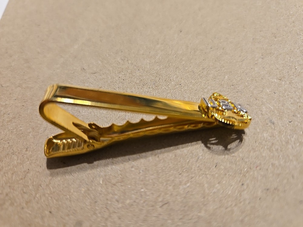 Genuine U.S. NAVY TIE CLASP: E7 CHIEF