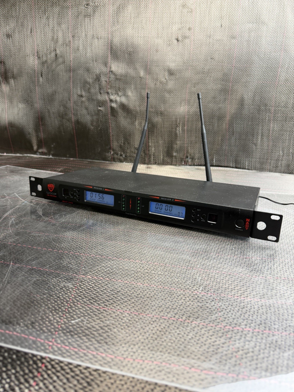 Nady 2W-1KU *Receiver Only* 1,000-Channel Dual UHF Ships Fast VGC!