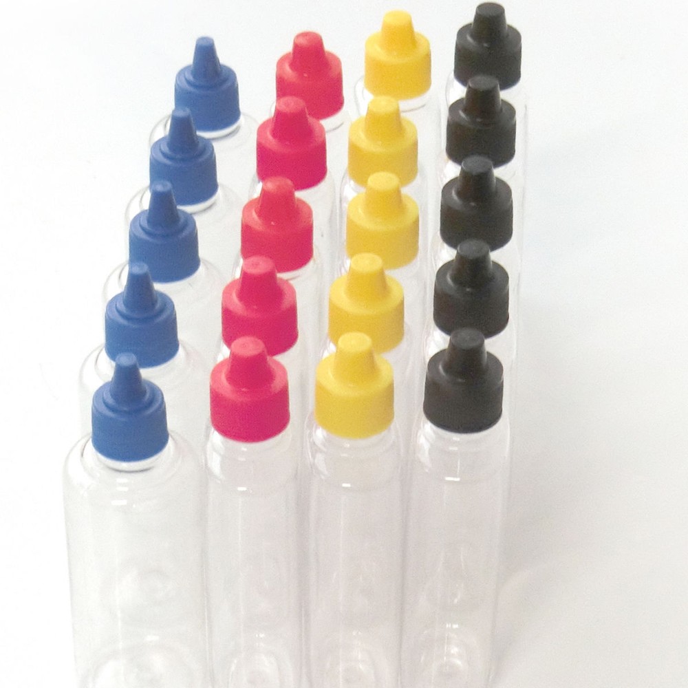100ml Empty Clear Squeeze Bottles For Tattoo/ Kitchen/ Lab Diffusing Ink Liquid