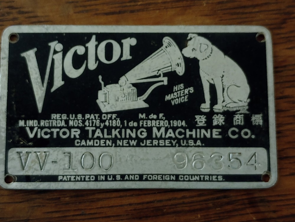 RCA VICTOR VICTROLA TALKING MACHINE 1900 - VV-100 modified