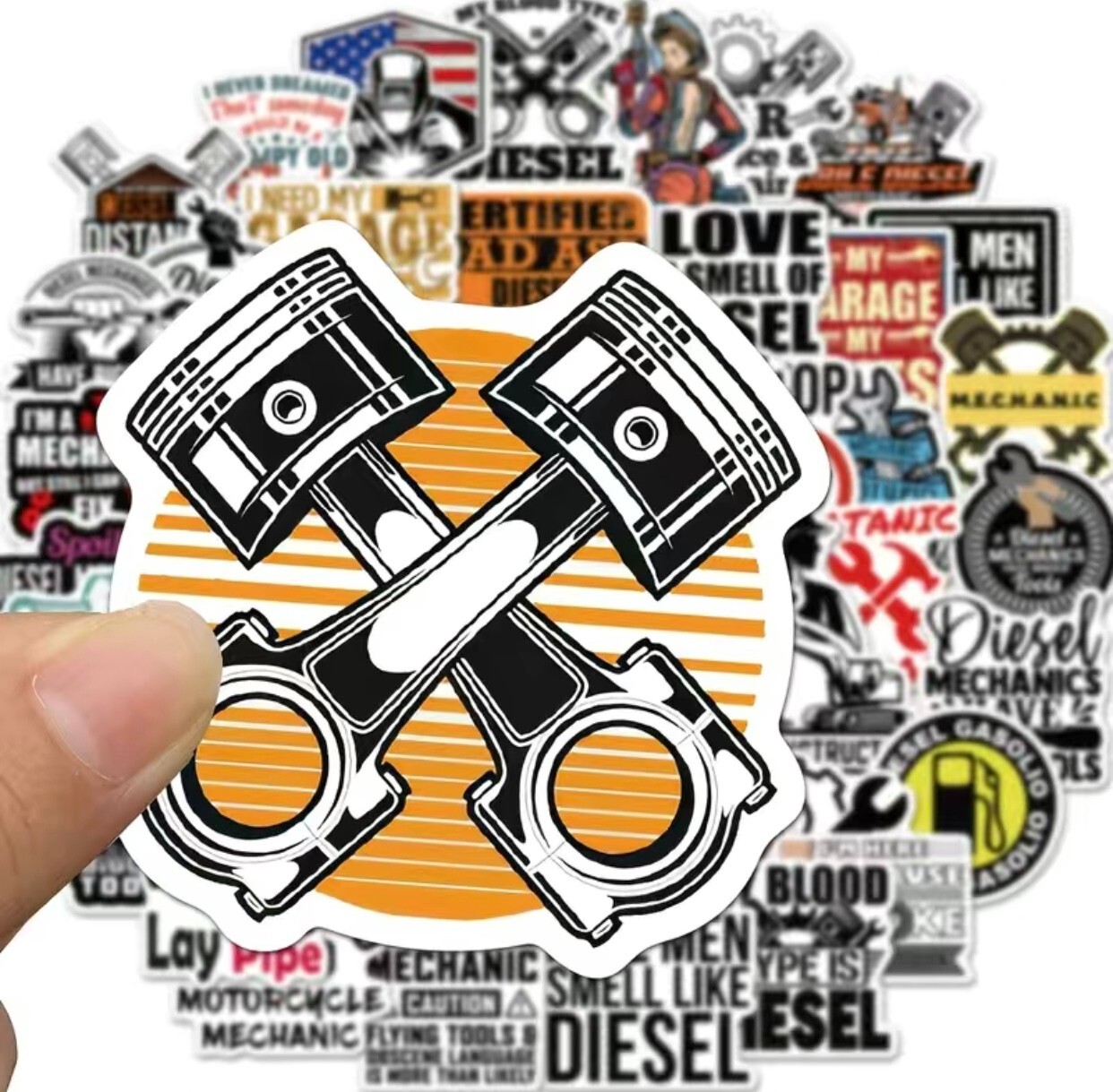 50 Mechanic Stickers Tools Toolbox Car Vehicle Driver Men Funny Meme Lot Bomb