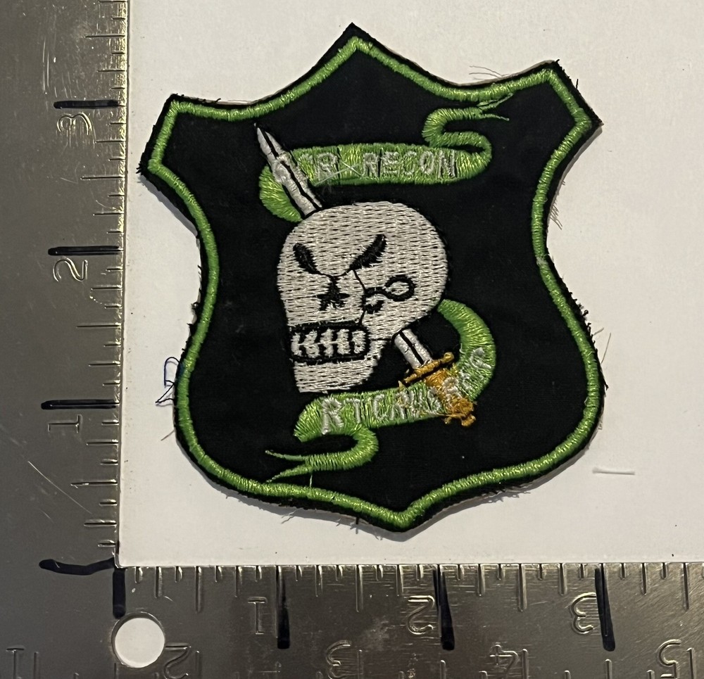 Patch - MONKEY MOUNTAIN - Deaths Head - RECON TEAM CRUSADER - Vietnam War
