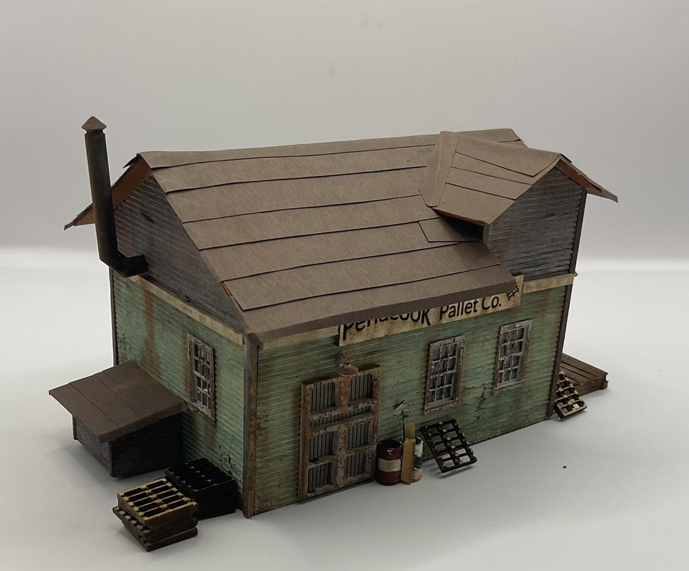O Scale Penacook Pallet Co. Structure Kit Laser Cut