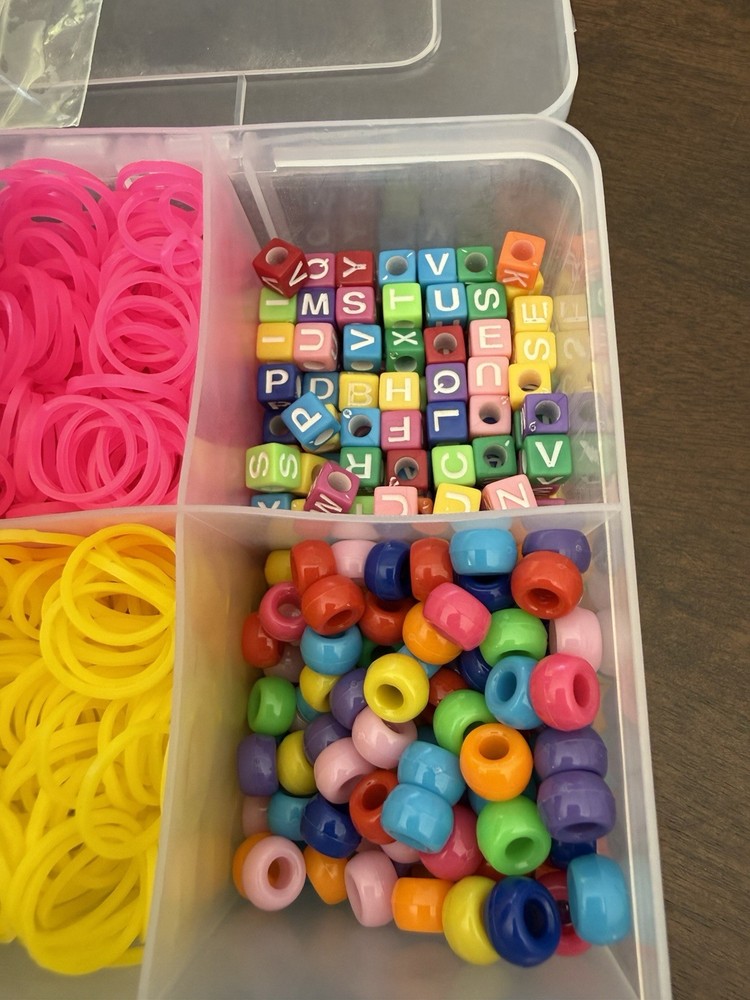 Rainbow Loom Bonus Combo Set w/ Bands, Beads, Loom & Hook – Complete Kit