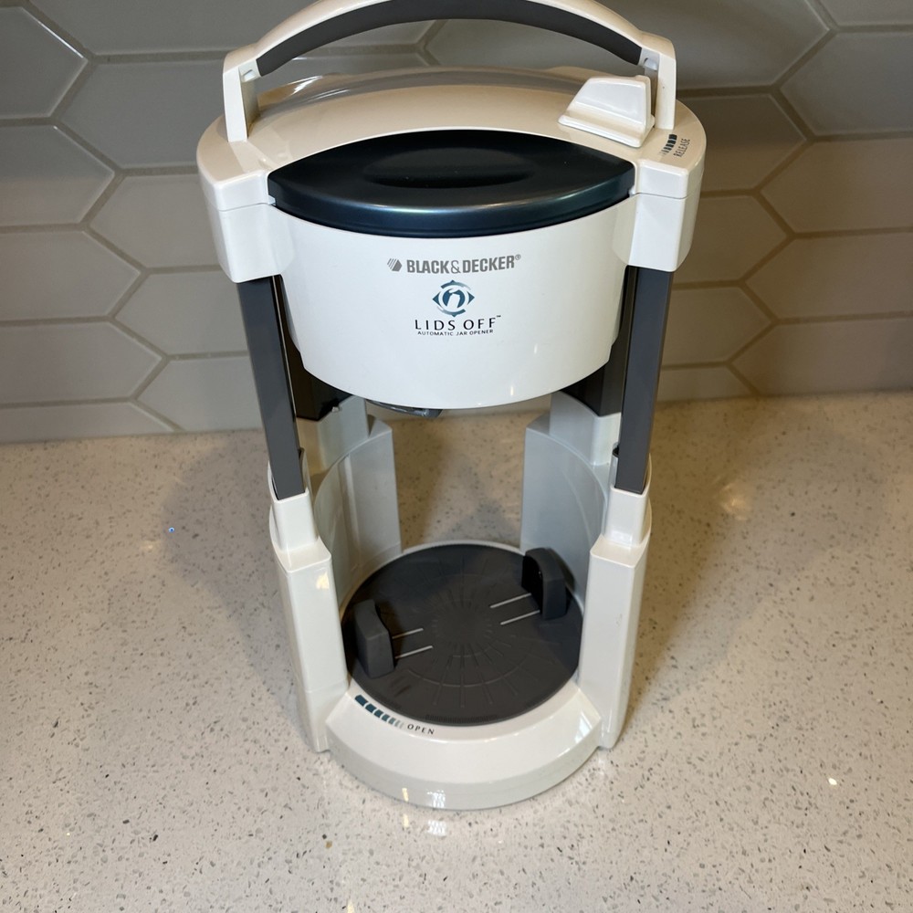 Black & Decker Lids Off Automatic Electric Jar Opener Model JW200 Tested Work