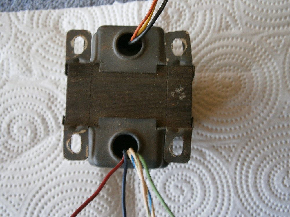 DYNACO Z 237 AUDIO OUTPUT TRANSFORMER, 8k push pull Ultra Linear SHOWN TESTING