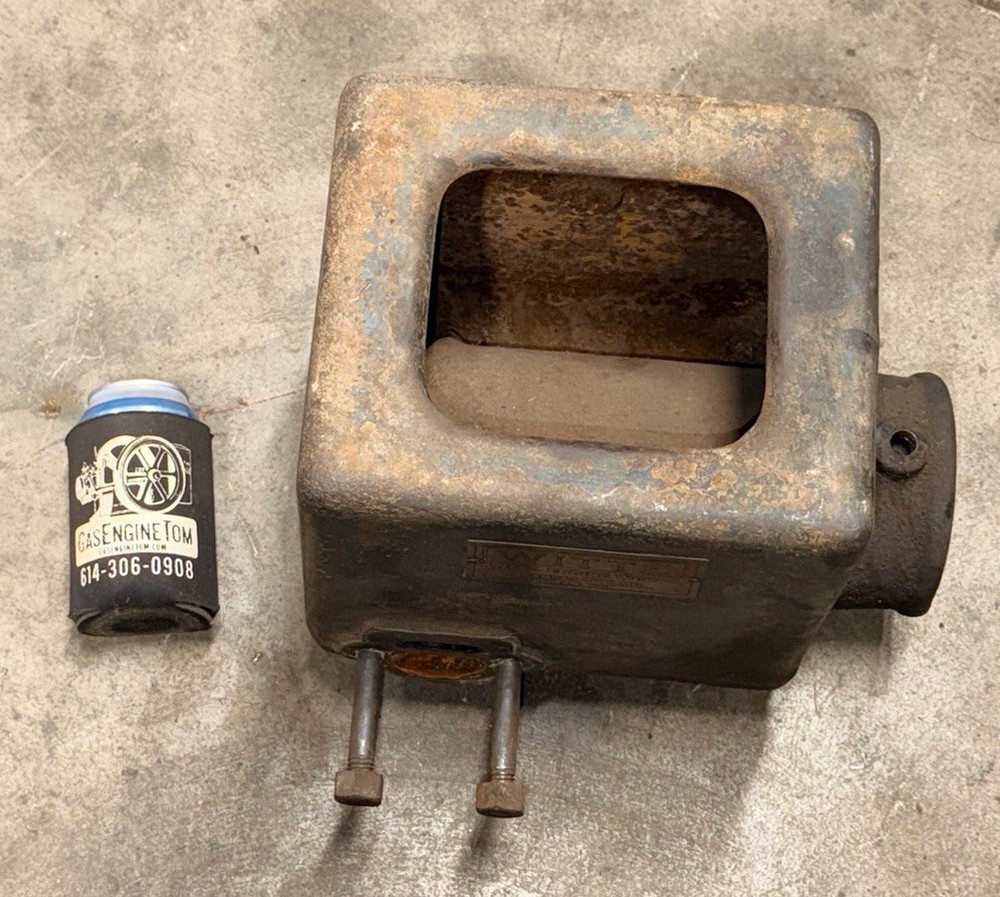 Cylinder 2HP Headless WITTE Hit Miss Engine Brass Tag 4" Bore
