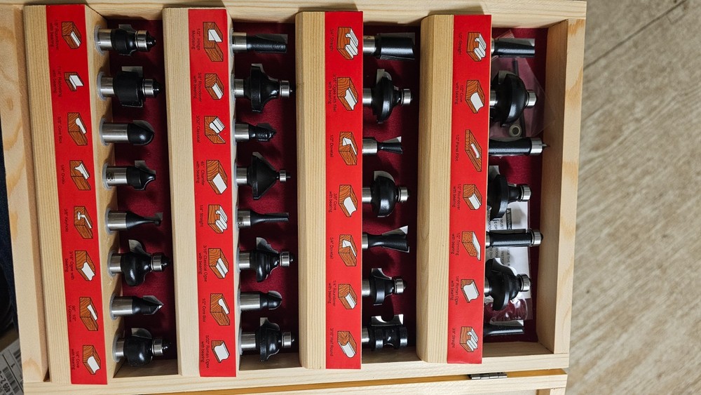 1/2 router bit set westward 30 piece
