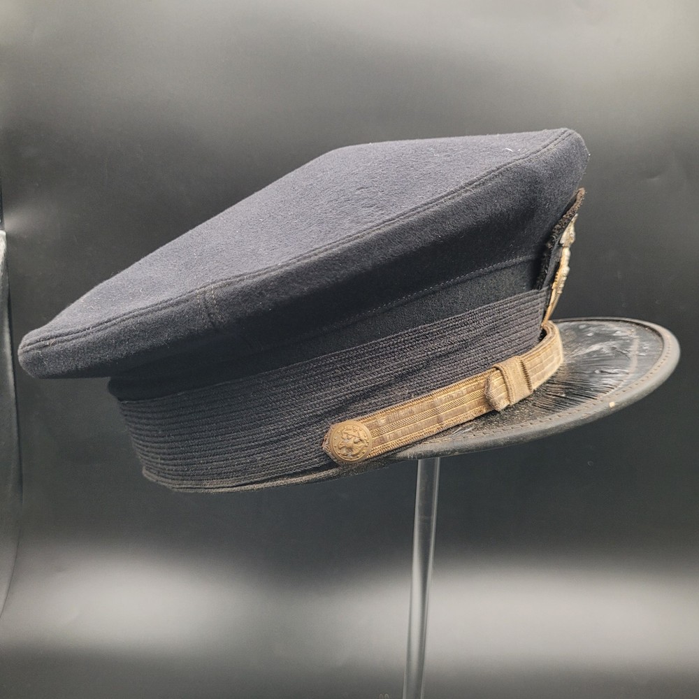 WW2 US Navy Officer Visor Cap