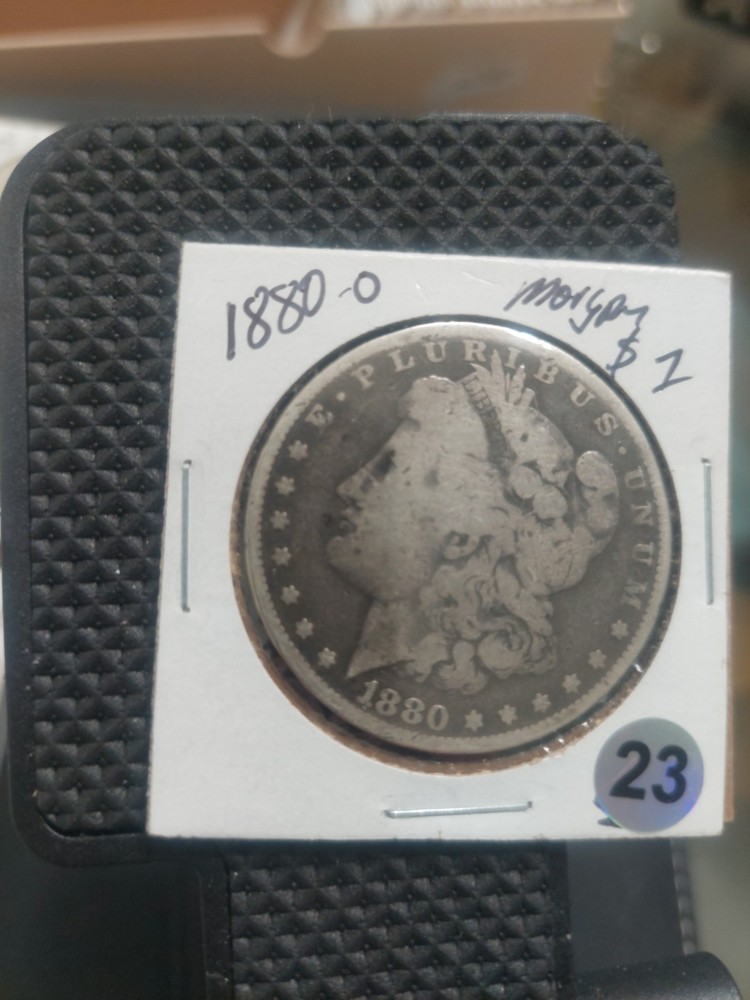 1880 O Morgan Silver Dollar