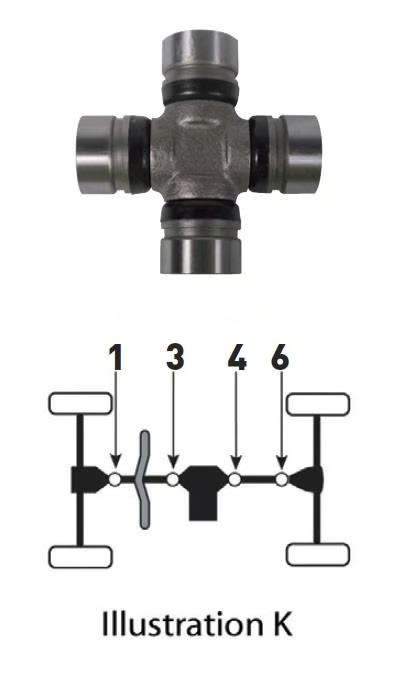 Bronco U-Joint AT-08516 120009