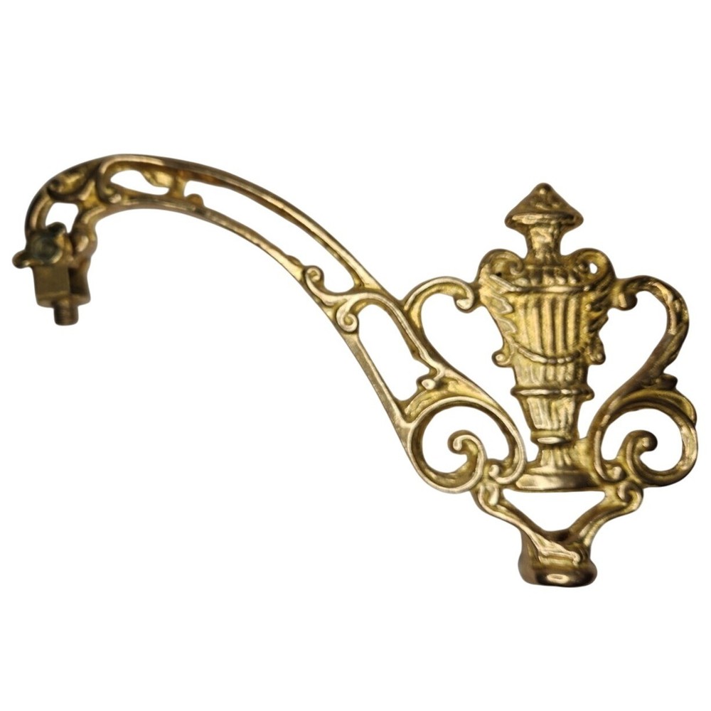 Solid Brass Victorian Urn Bridge Arm - Floor Lamp Replacement Part