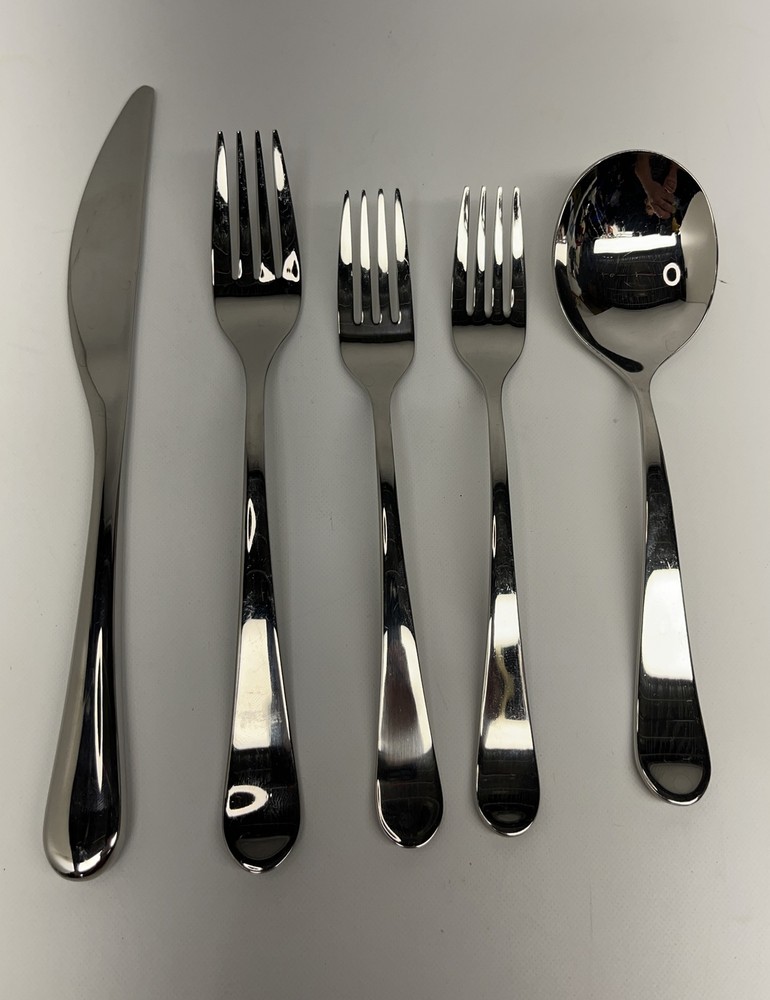 Gourmet Settings Fern 5 Piece Flatware Set