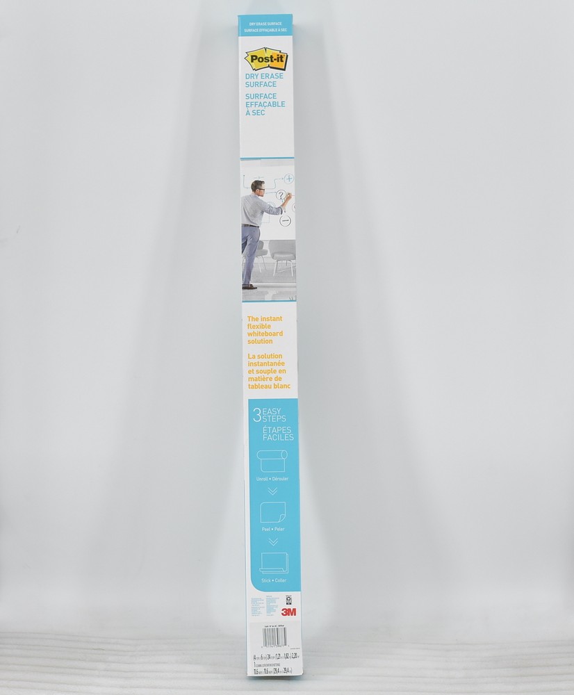 3M Post It Dry Erase Surface Self Stick 4'x6'