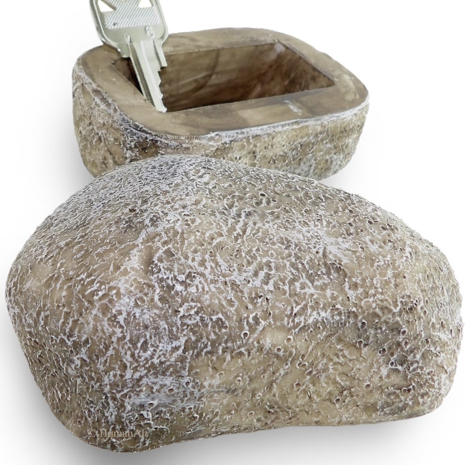 2-Pack Imitation River Rock Hide-a-Key