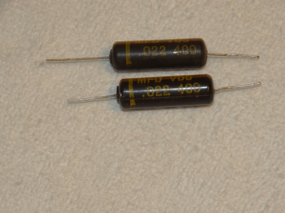 2 - Pyramid "Black" Capacitor Pulls .022 400v (2 offers Available)