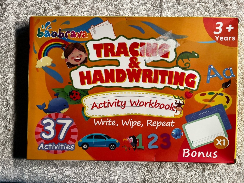 Baobrave Tracing And Handwriting Activity Workbook
