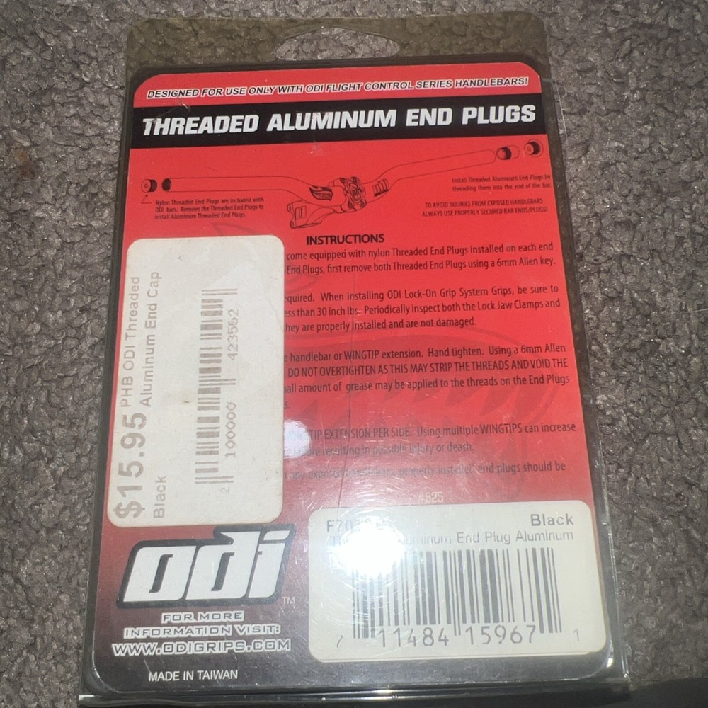 Odi Threaded Aluminum End Plugs