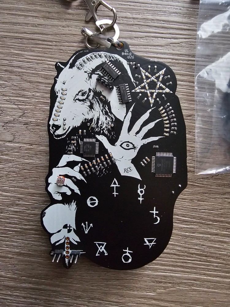 Hack For Satan Imp DEFCON 2018 Badge