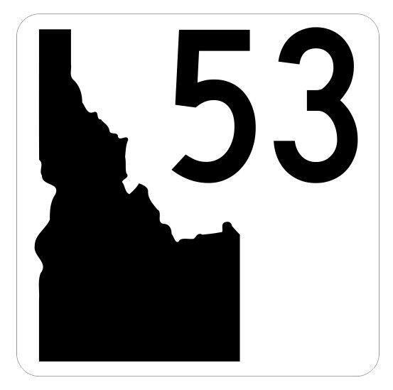 Idaho State Route 53 Sticker Decal