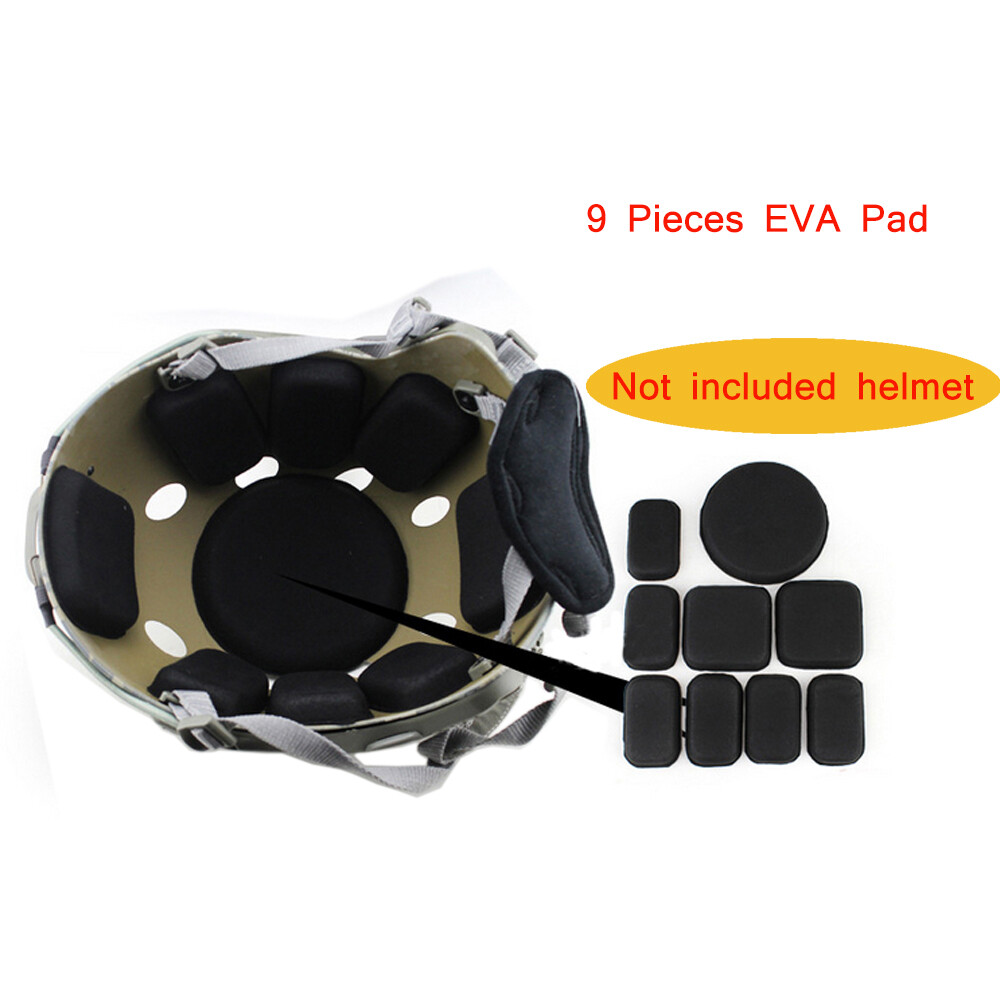 Tactical Helmet Protective Pads Replacement Set Memory Foam Pads Padding Kits