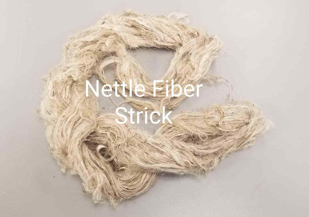 Nettle Strick, 6 oz, Long Fiber Bundle, Himalayan Mountain Nettle, 100% Vegetabl