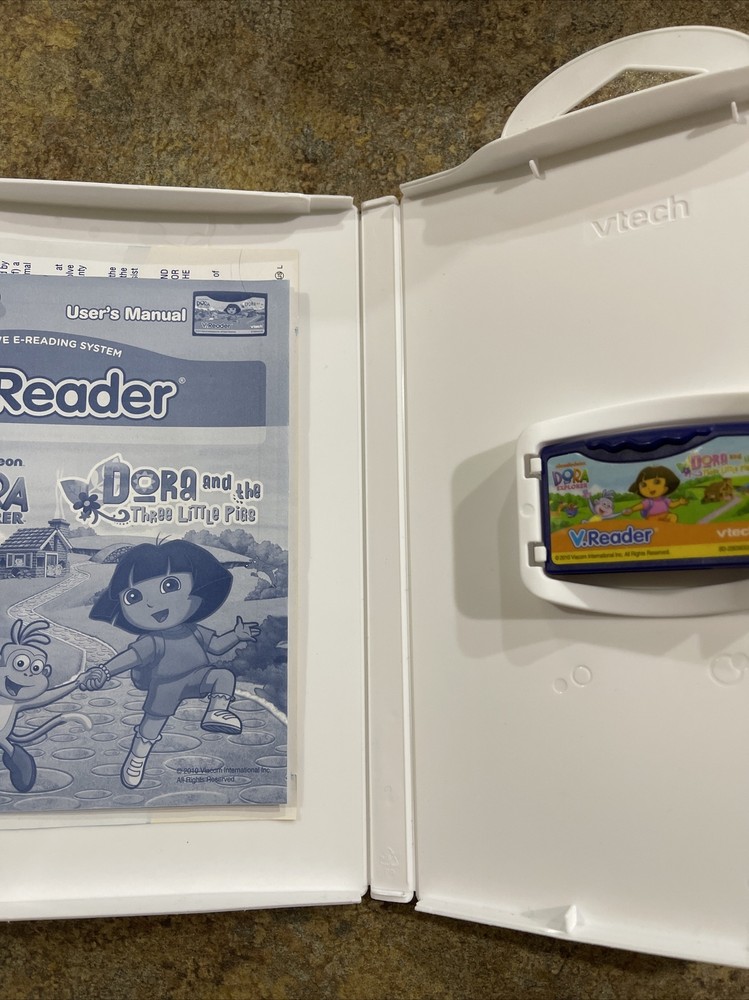 Vtech VReader Dora the Explorer & the 3 Little Pigs 2010