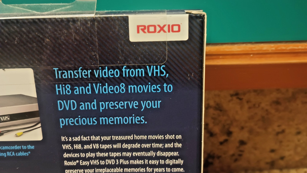 Roxio Easy VHS to DVD 3 Plus Converter