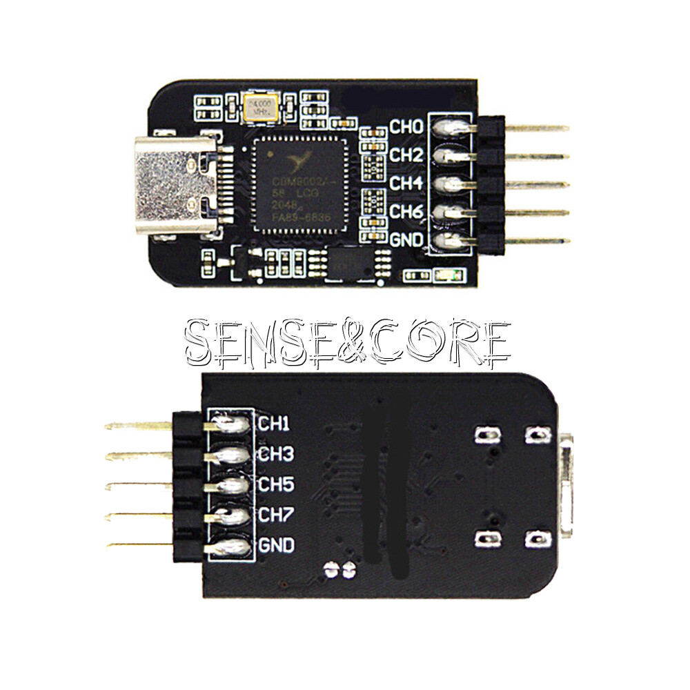 Mini Logic Analyzer Type C MCU Arm FPGA Debugging Tool 24m Sampling 8-Channels-