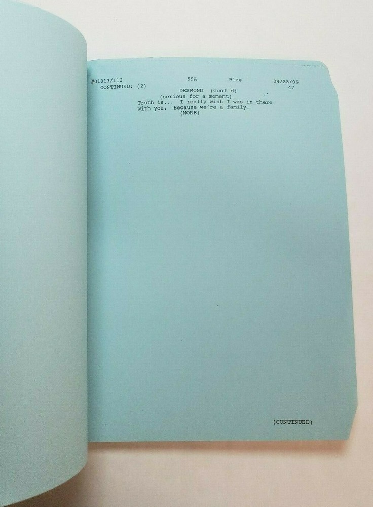 CONVICTION / Rick Eid & Walon Green 2006 TV Series Script ERIC BALFOUR "Hostage"